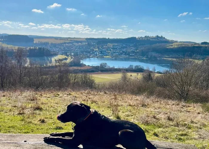 Casa de Férias Eifel Urlaub Mit Hunden Schwalbennest Schalkenmehren